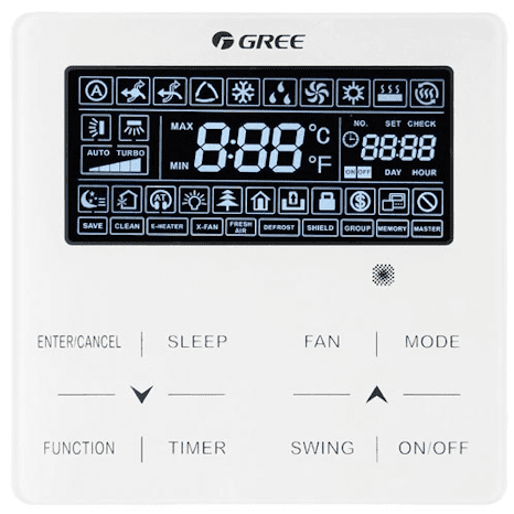 Канальный внутренний блок GREE GMV-ND25PL/B-T пульт управления